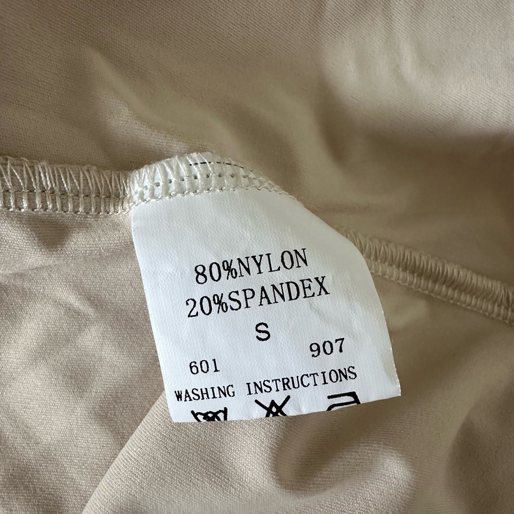 Beige Open Back Top Small - Picture 6 of 6